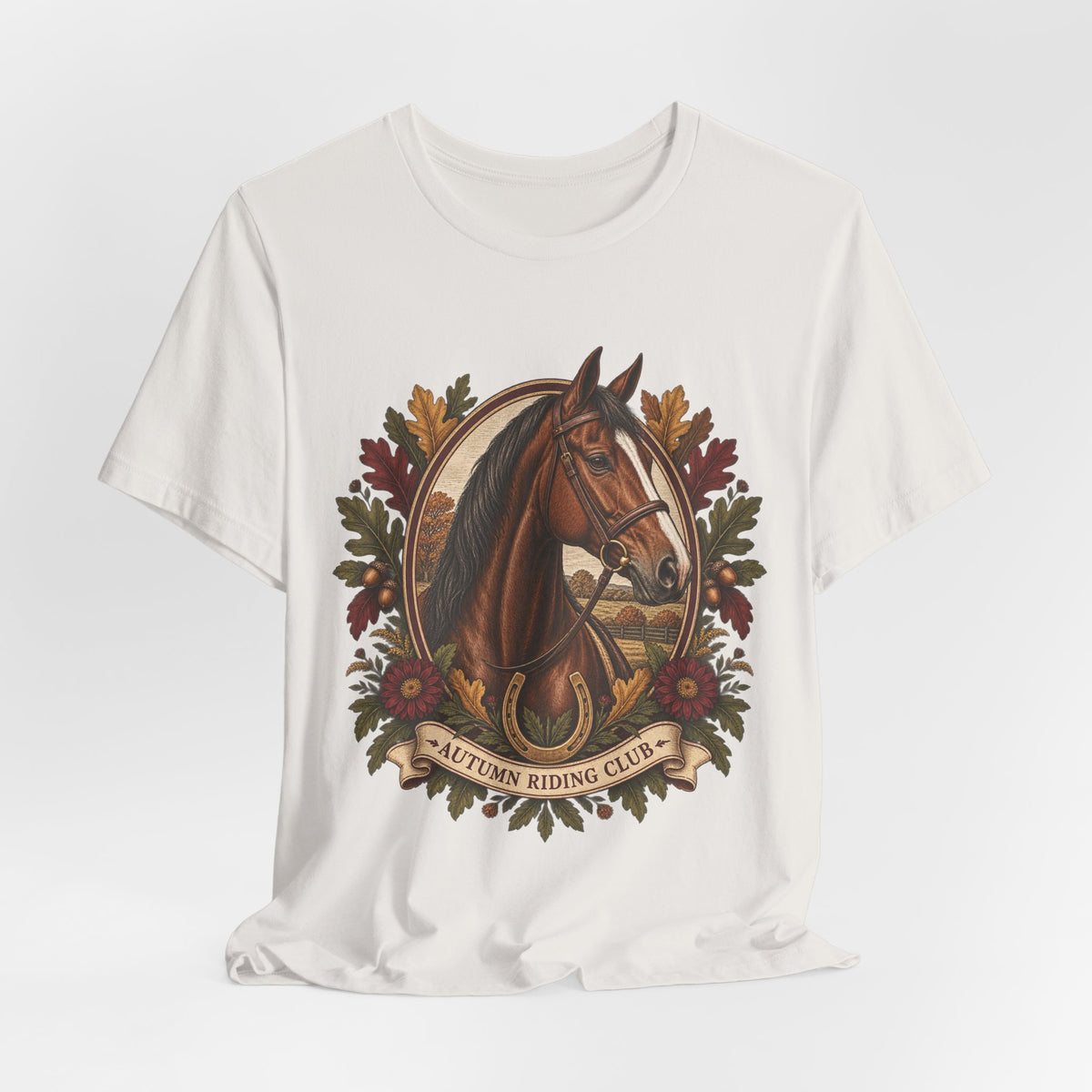 Autumn Riding Club Tee – Vintage Horse Graphic Shirt