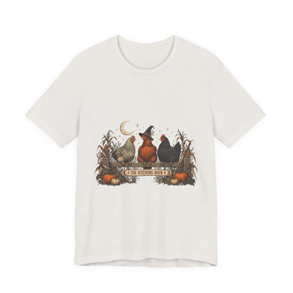 The Witching Hour Hens Tee – Vintage Farm Halloween Shirt