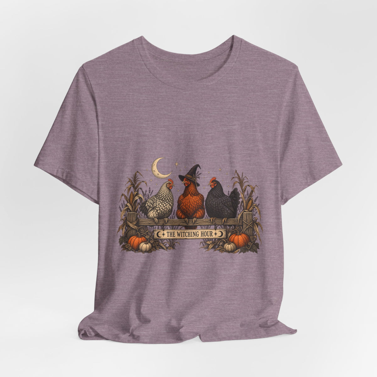 The Witching Hour Hens Tee – Vintage Farm Halloween Shirt