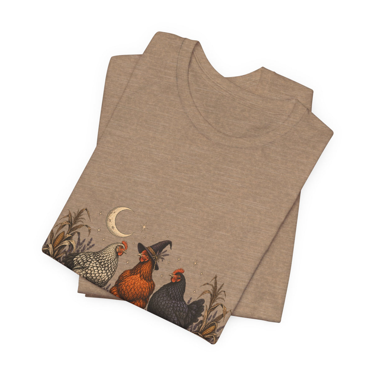 The Witching Hour Hens Tee – Vintage Farm Halloween Shirt