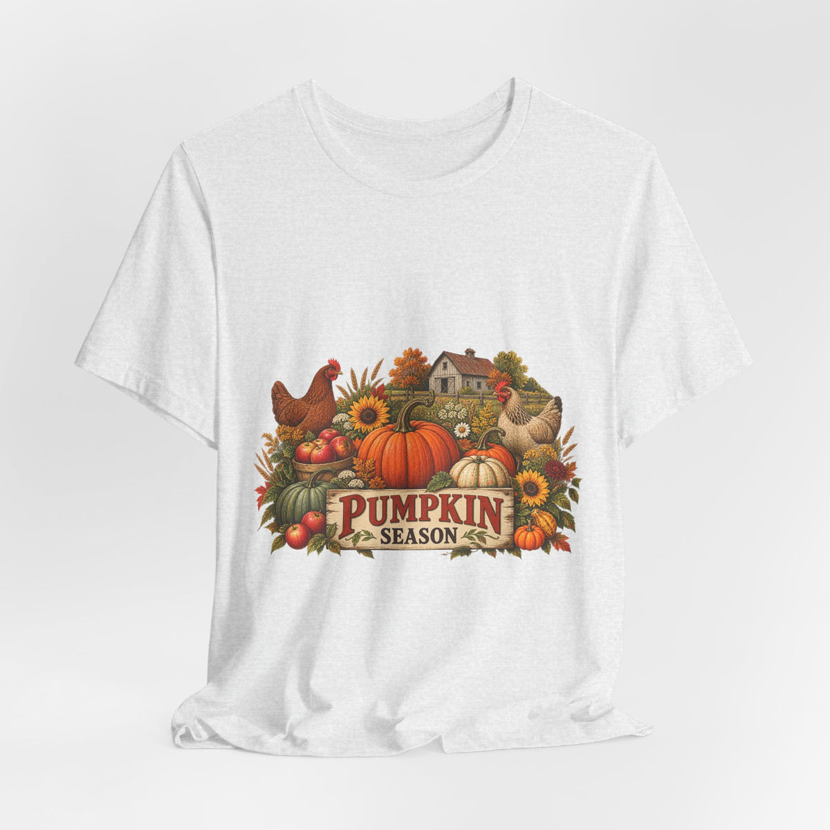 Pumpkin Season Farm Market Tee – Vintage Autumn Graphic