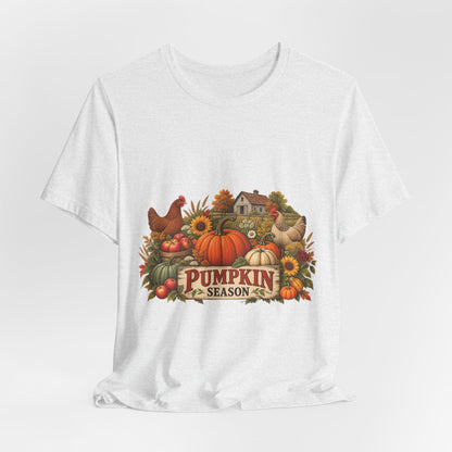 Pumpkin Season Farm Market Tee – Vintage Autumn Graphic