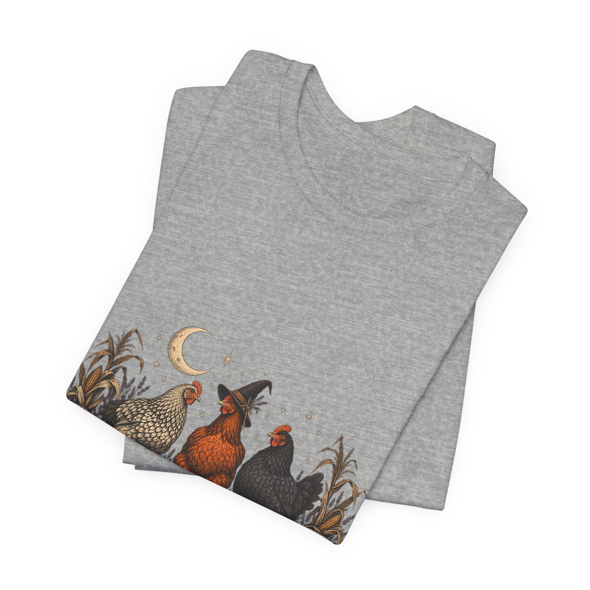 The Witching Hour Hens Tee – Vintage Farm Halloween Shirt