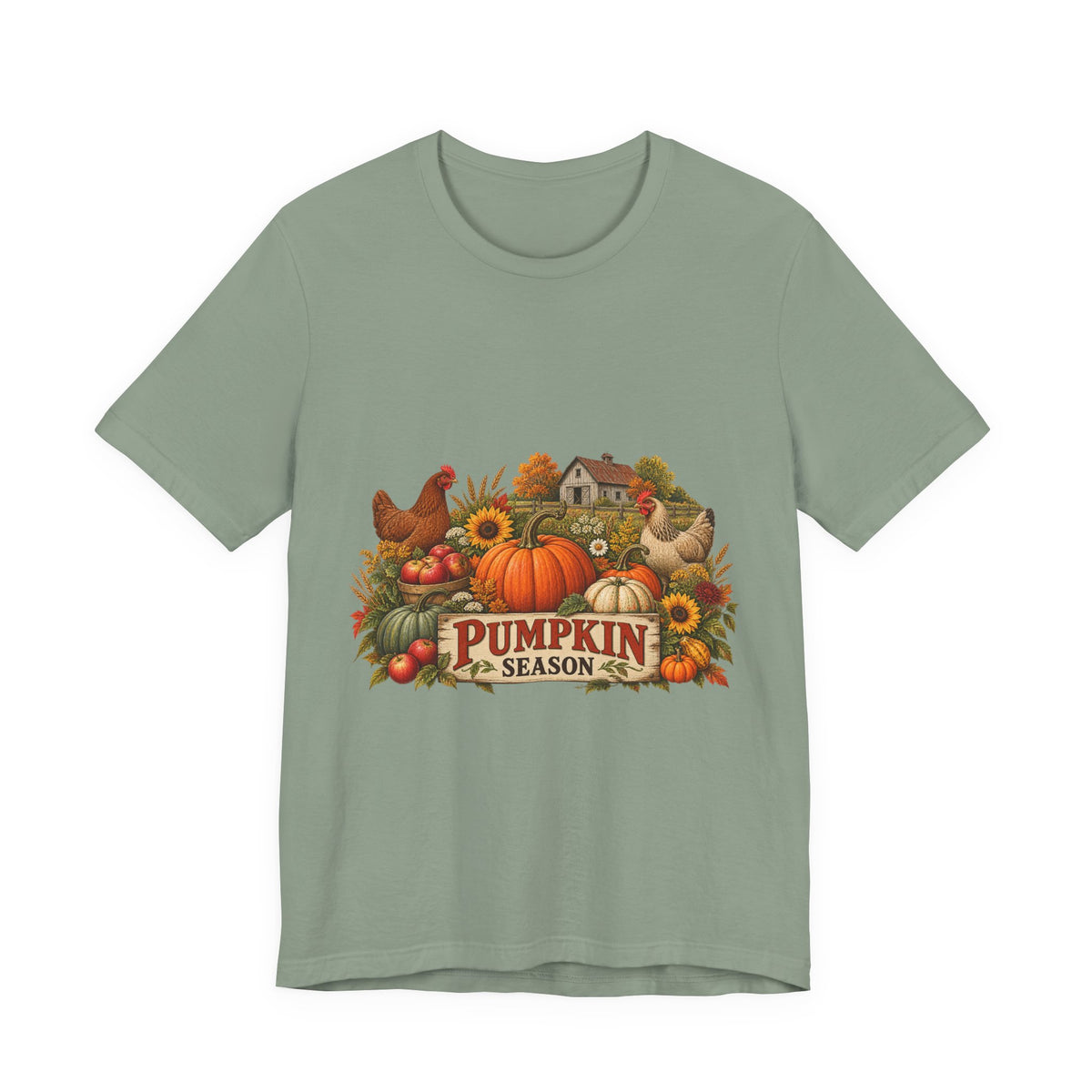 Pumpkin Season Farm Market Tee – Vintage Autumn Graphic