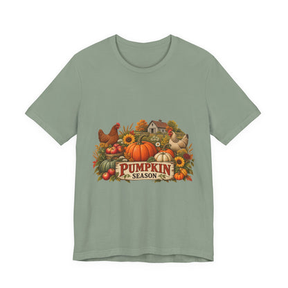 Pumpkin Season Farm Market Tee – Vintage Autumn Graphic