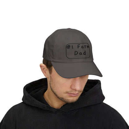 #1 Farm Dad Cap, Classic Dad Cap, Gift for Father's Day