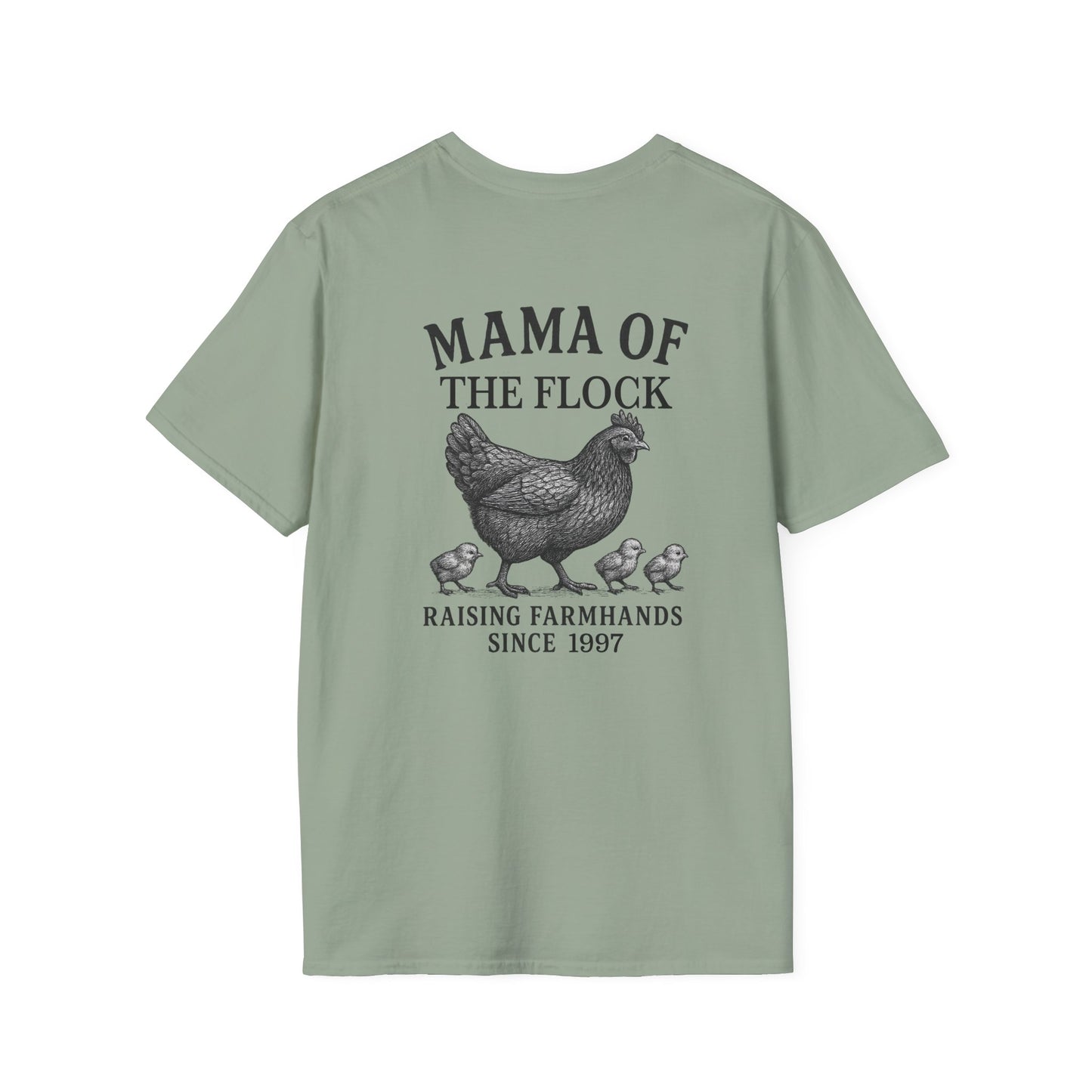 Mama of the Flock Softstyle T-Shirt - Perfect Gift for Chicken Lovers