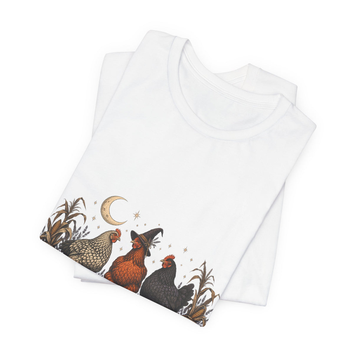 The Witching Hour Hens Tee – Vintage Farm Halloween Shirt