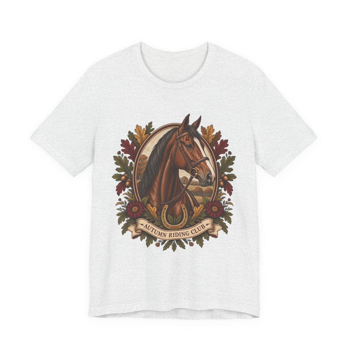 Autumn Riding Club Tee – Vintage Horse Graphic Shirt