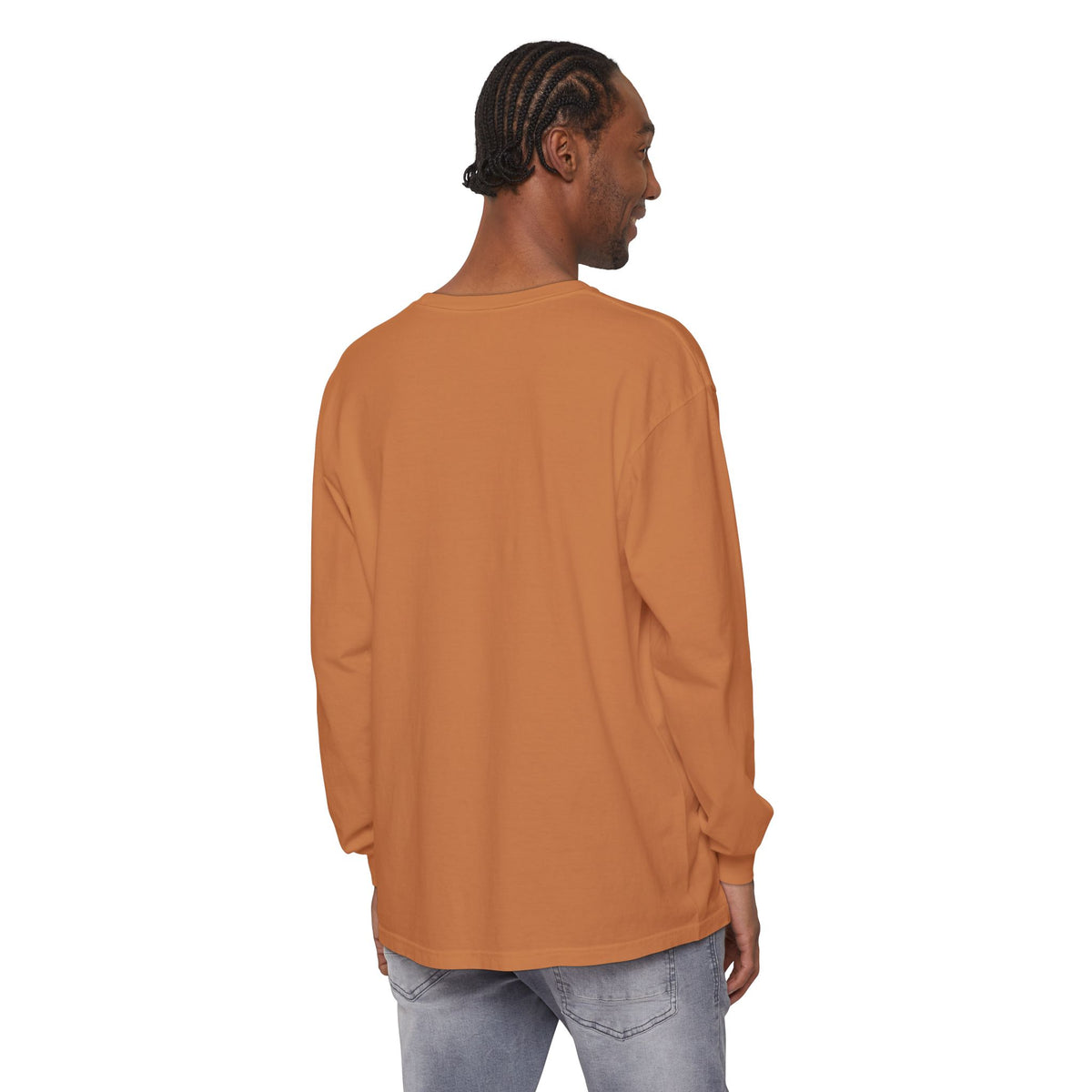 Last Light at the Barn Long Sleeve – Garment-Dyed Farm Tee