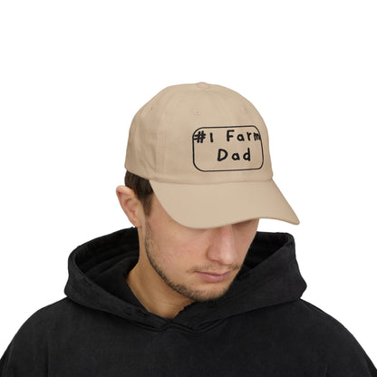 #1 Farm Dad Cap, Classic Dad Cap, Gift for Father's Day