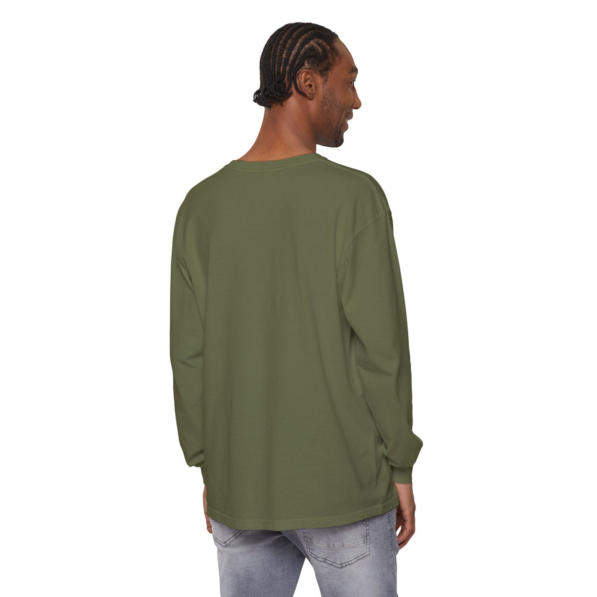 Last Light at the Barn Long Sleeve – Garment-Dyed Farm Tee