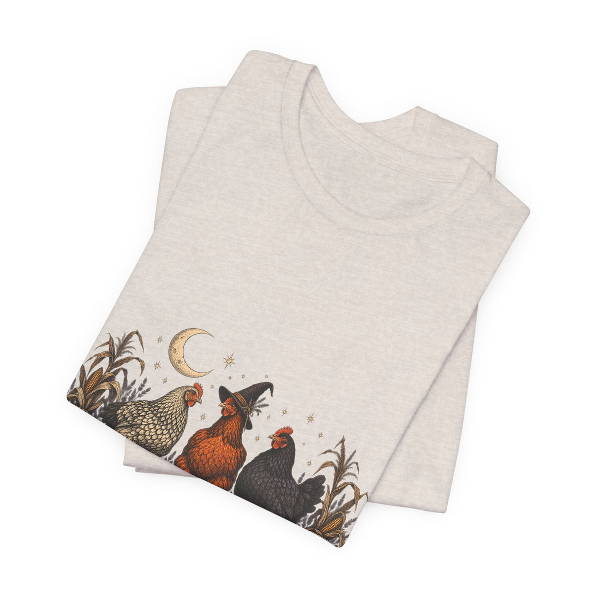 The Witching Hour Hens Tee – Vintage Farm Halloween Shirt