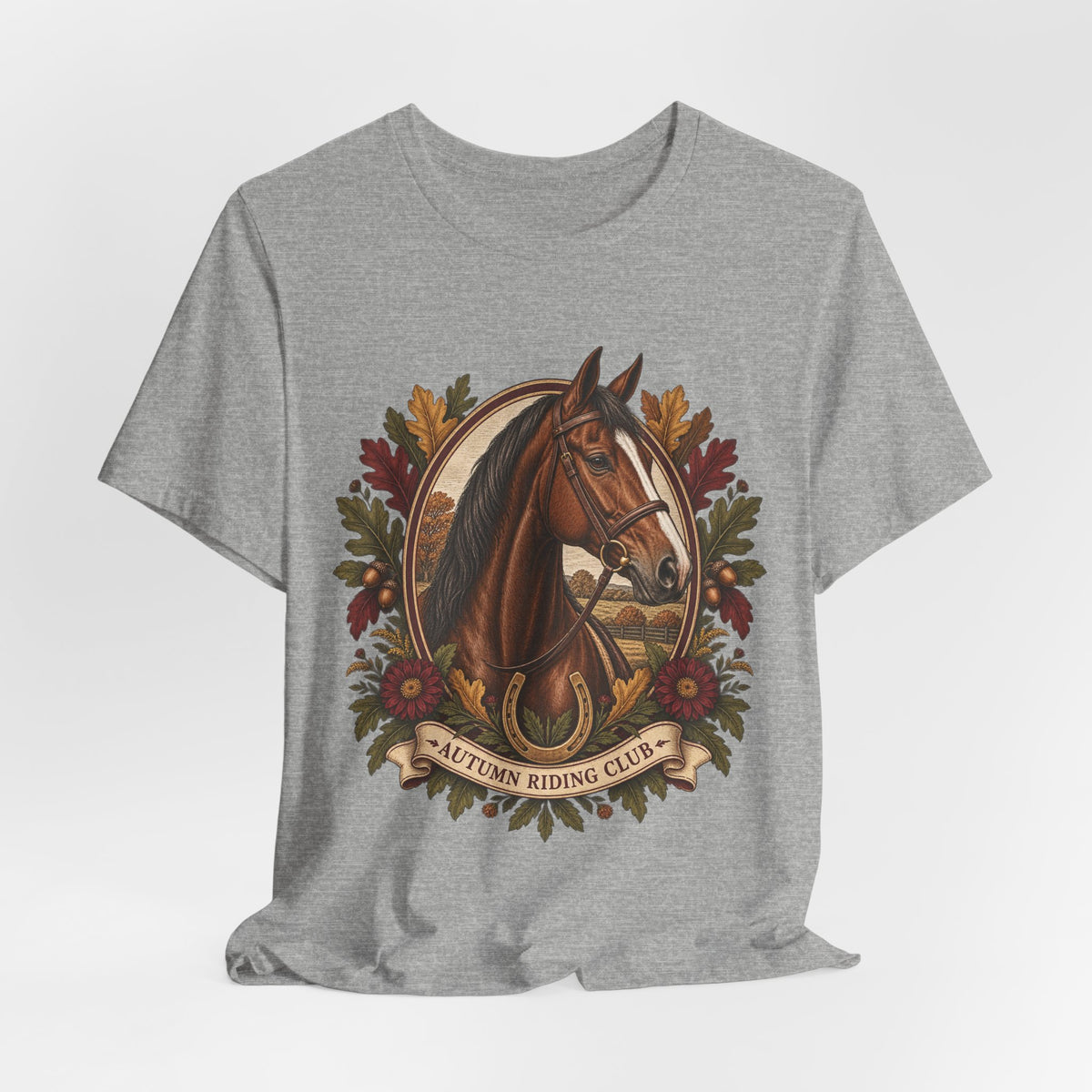 Autumn Riding Club Tee – Vintage Horse Graphic Shirt