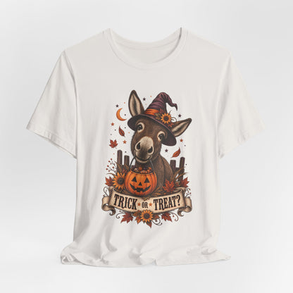 Trick or Treat Donkey Tee – Vintage Farm Halloween Shirt