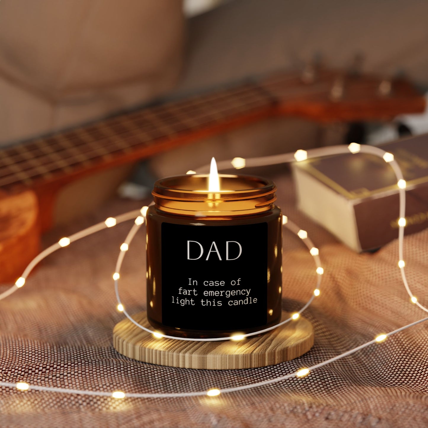 Scented Soy Candle for Father's Day, Gag Gift for Dad