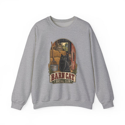 Barn Cat Social Club Crewneck – Vintage Farm Sweatshirt