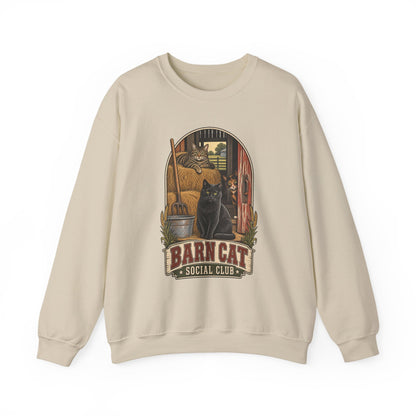 Copy of Barn Cat Social Club Crewneck – Vintage Farm Sweatshirt