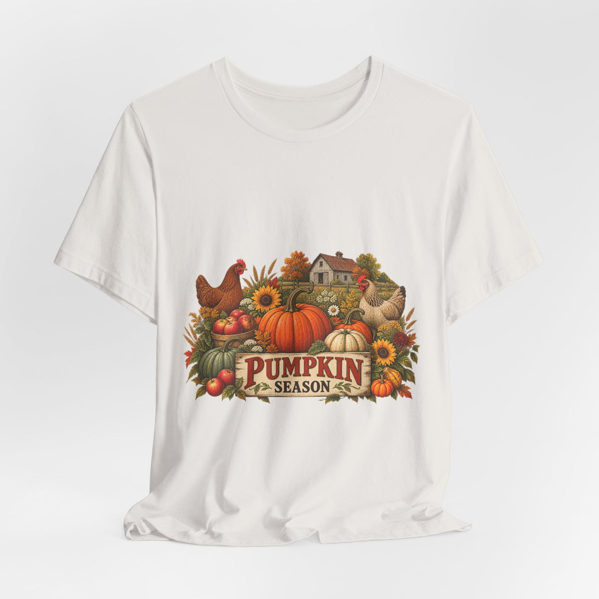 Pumpkin Season Farm Market Tee – Vintage Autumn Graphic