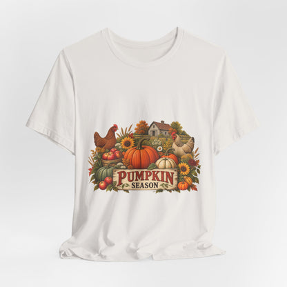 Pumpkin Season Farm Market Tee – Vintage Autumn Graphic