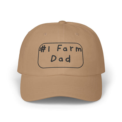 #1 Farm Dad Cap, Classic Dad Cap, Gift for Father's Day