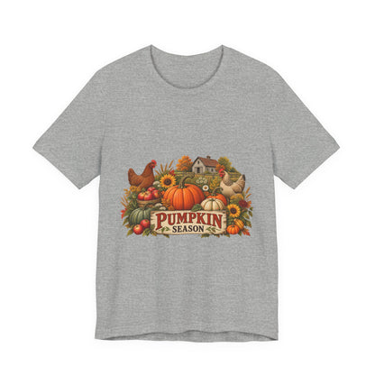 Pumpkin Season Farm Market Tee – Vintage Autumn Graphic