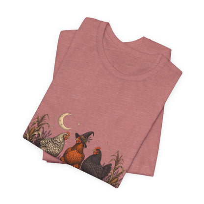 The Witching Hour Hens Tee – Vintage Farm Halloween Shirt