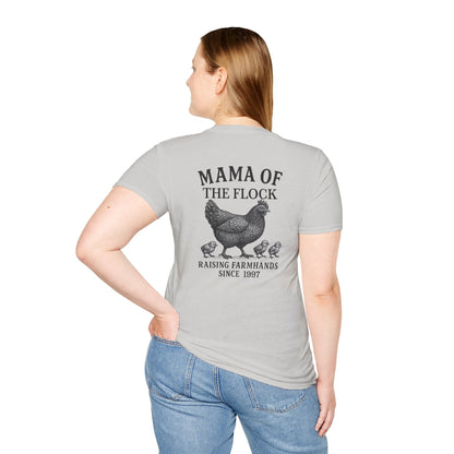 Mama of the Flock Softstyle T-Shirt - Perfect Gift for Chicken Lovers