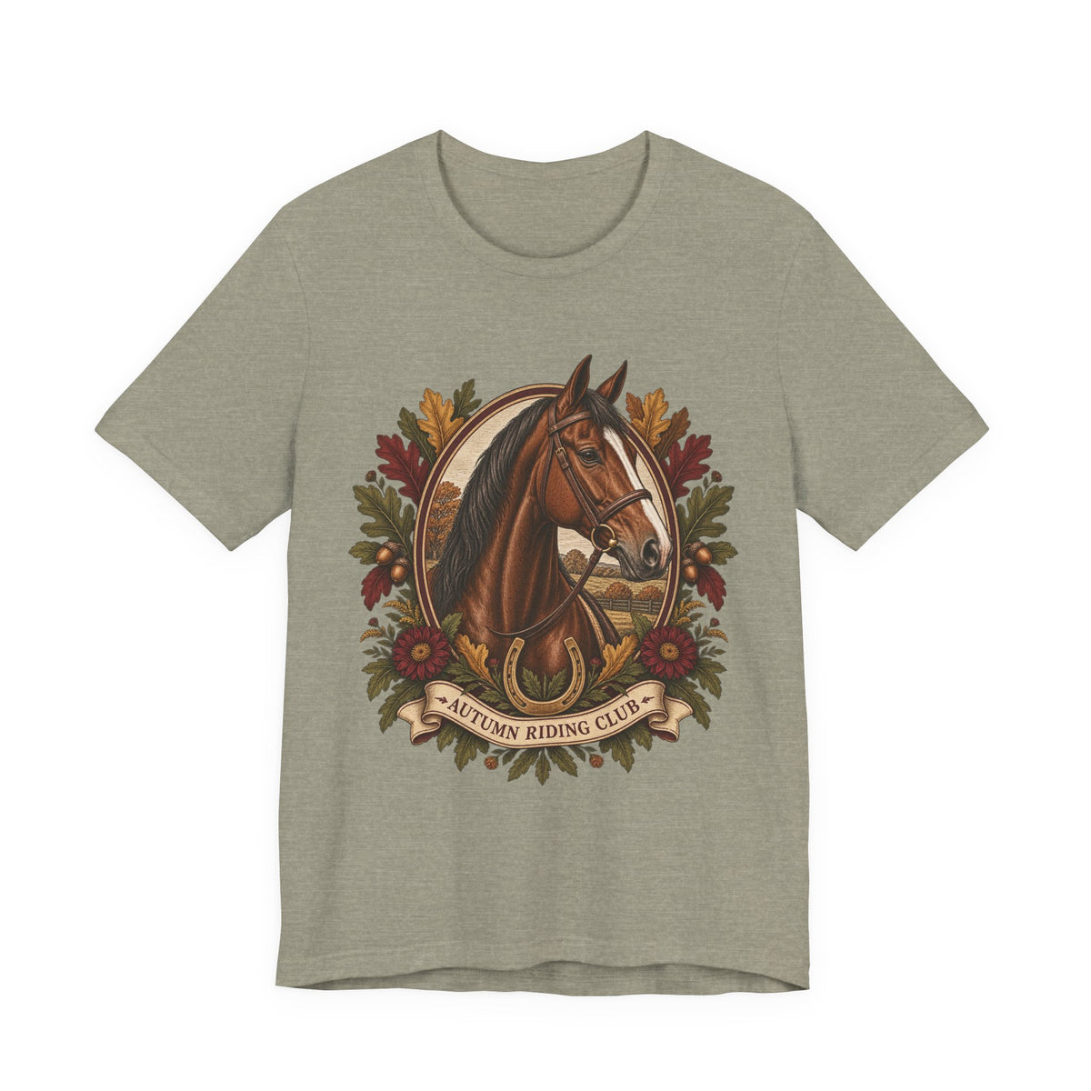 Autumn Riding Club Tee – Vintage Horse Graphic Shirt