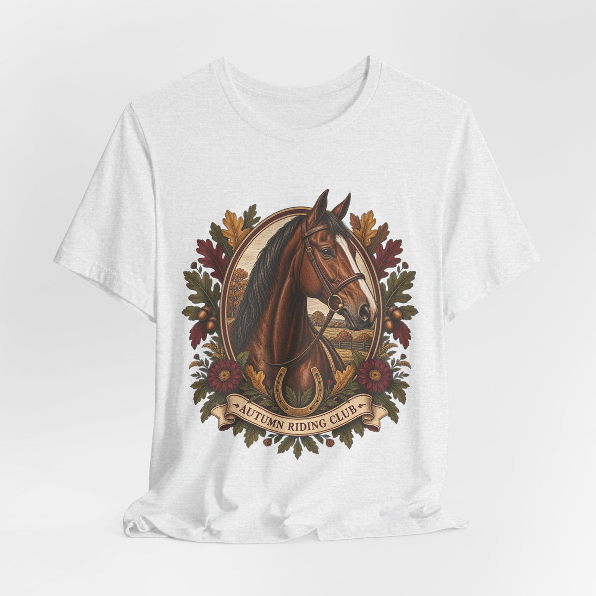 Autumn Riding Club Tee – Vintage Horse Graphic Shirt