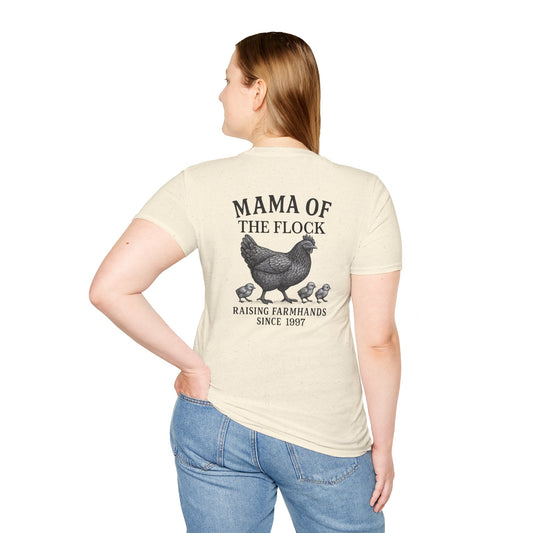 Mama of the Flock Softstyle T-Shirt - Perfect Gift for Chicken Lovers