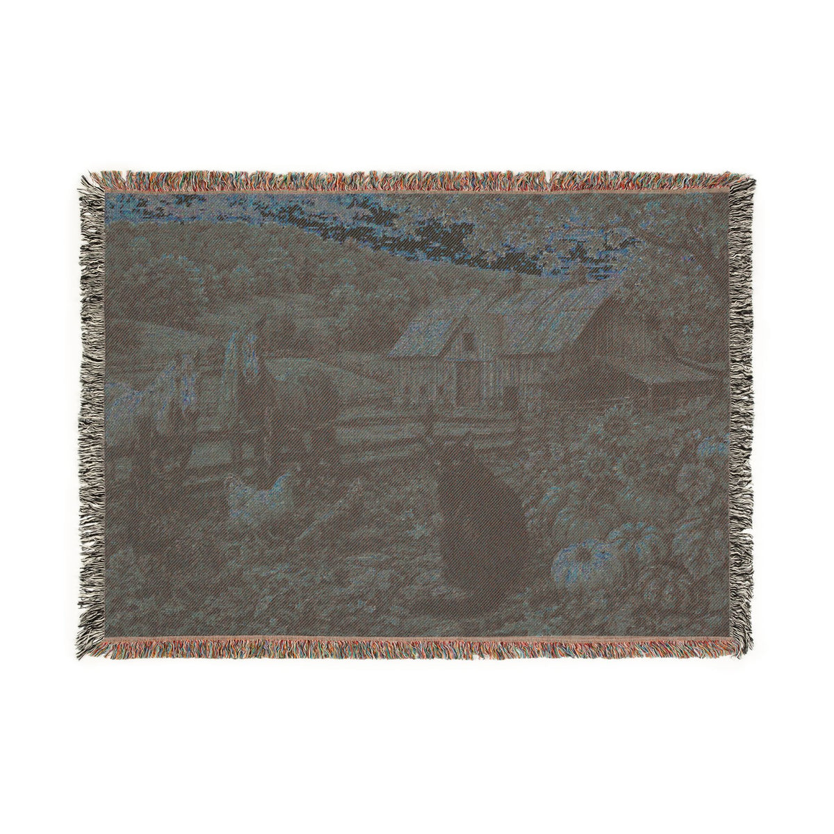 Autumn at GrayLou Farm Woven Blanket – Heirloom Cotton Throw