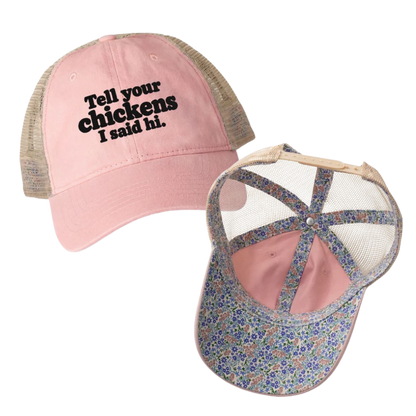 Women's Washed Mesh-Back Cap