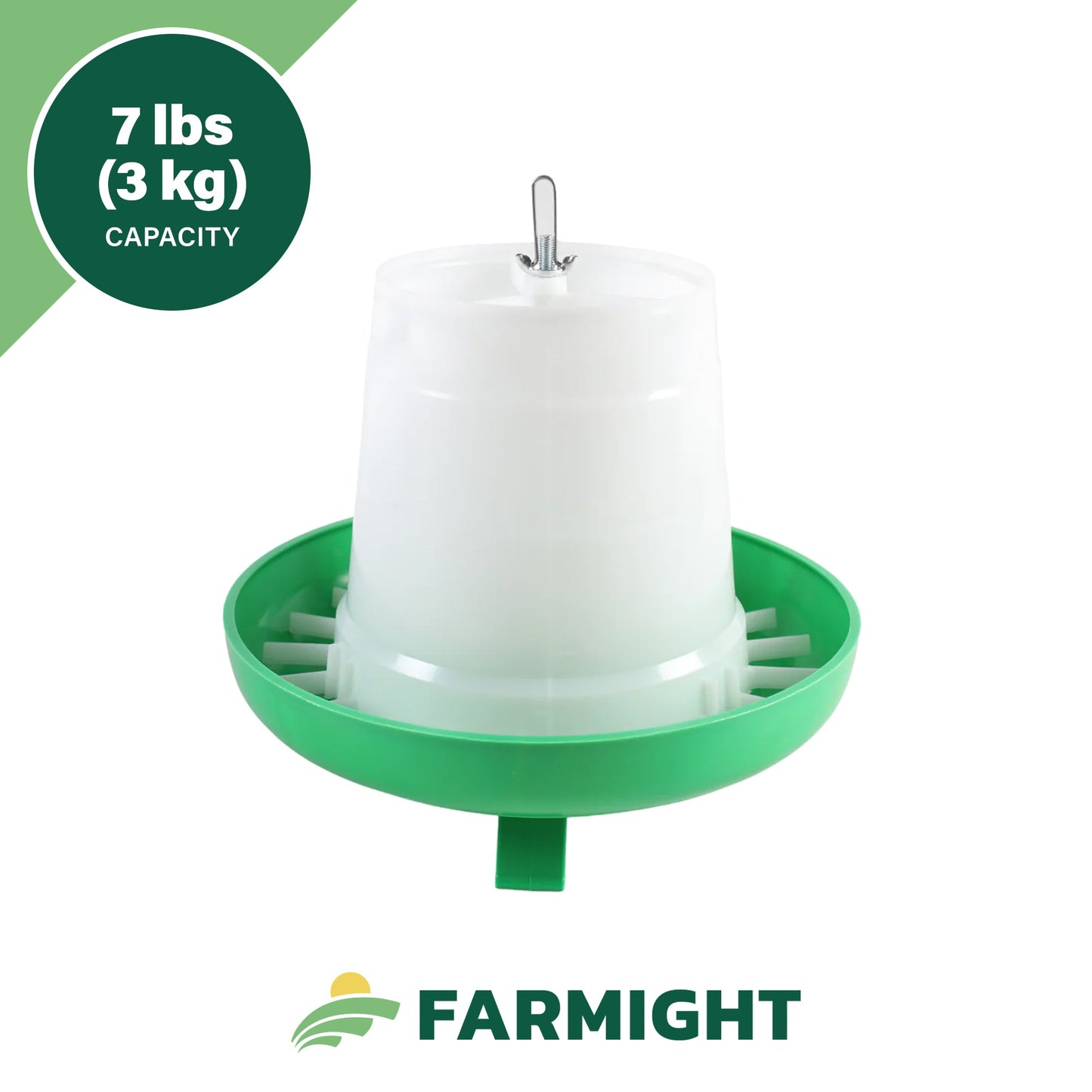 Farmight Open Top Hanging Feeder with Legs, 2 colors, 3 sizes