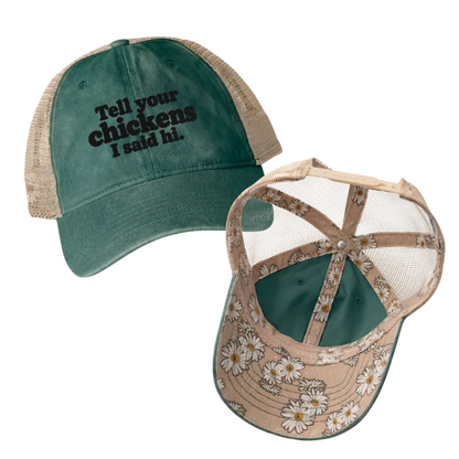 Women's Washed Mesh-Back Cap