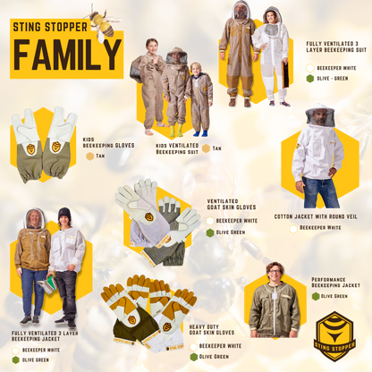 Kids Beekeeping Gloves