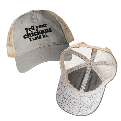 Women's Washed Mesh-Back Cap