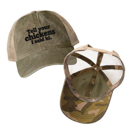 Women's Washed Mesh-Back Cap