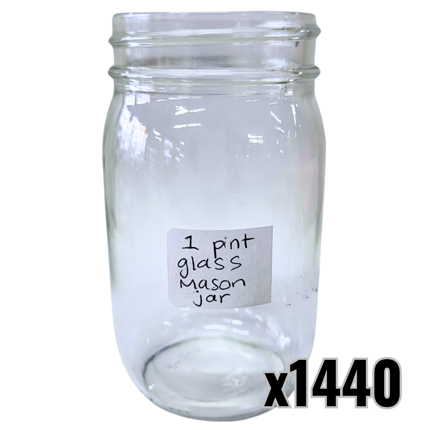 Pint Glass Mason Jar - 16 oz