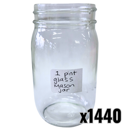 Pint Glass Mason Jar - 16 oz