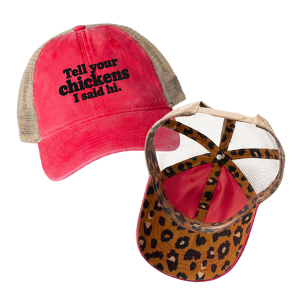 Women's Washed Mesh-Back Cap