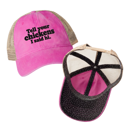 Women's Washed Mesh-Back Cap