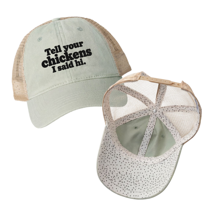 Women's Washed Mesh-Back Cap
