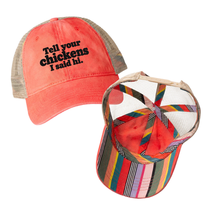 Women's Washed Mesh-Back Cap