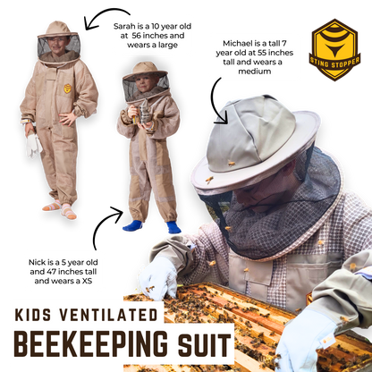 Sting Stopper Kids Ventilated Beekeeping Suit