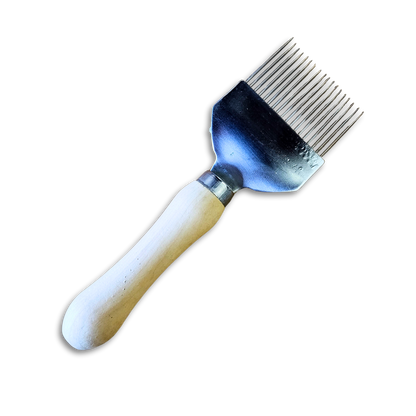 Uncapping Scratcher with Wood Handle