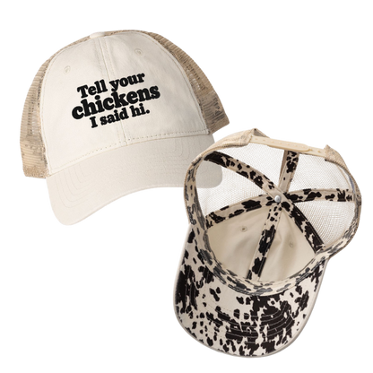 Women's Washed Mesh-Back Cap
