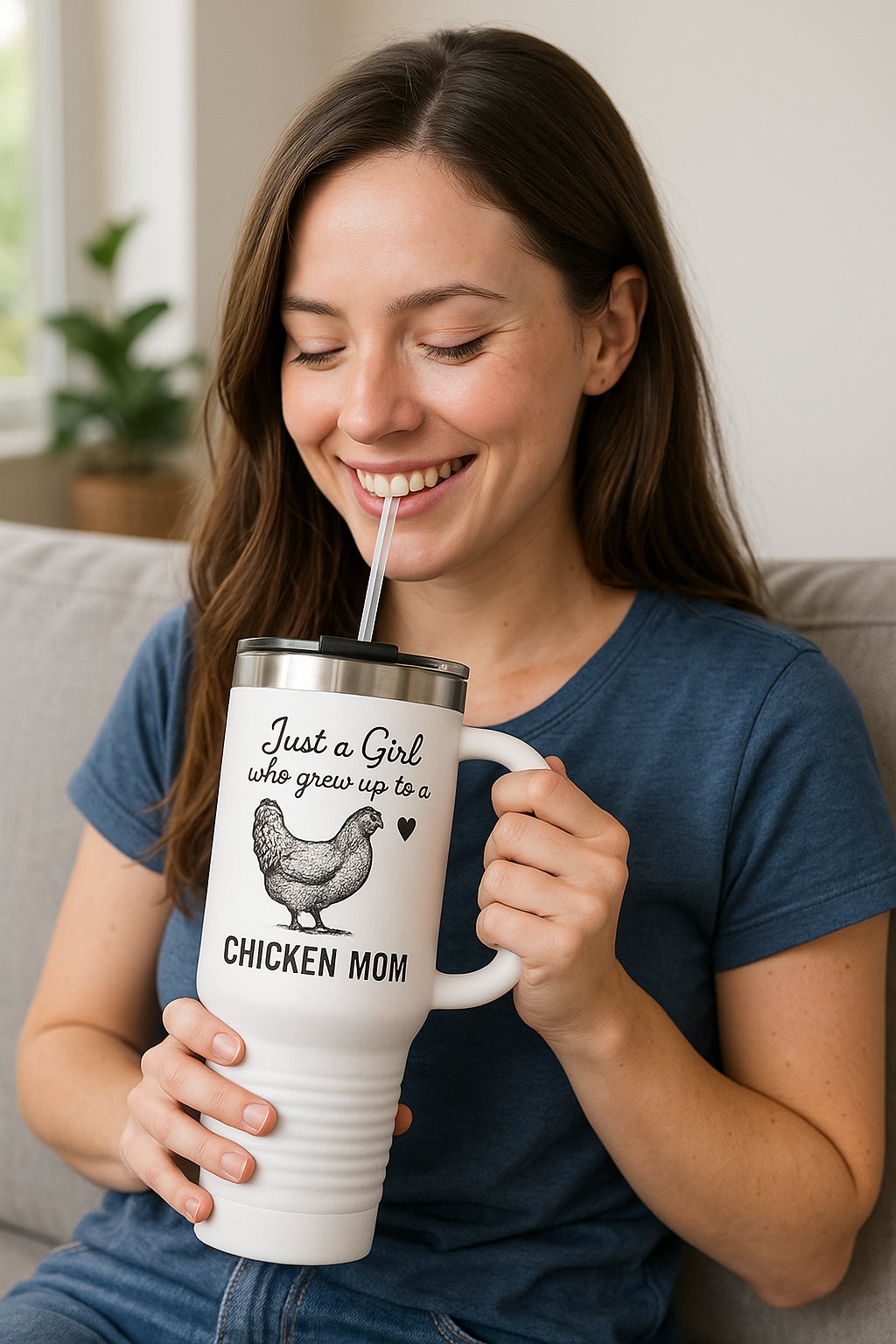 Chicken Mom Travel mug