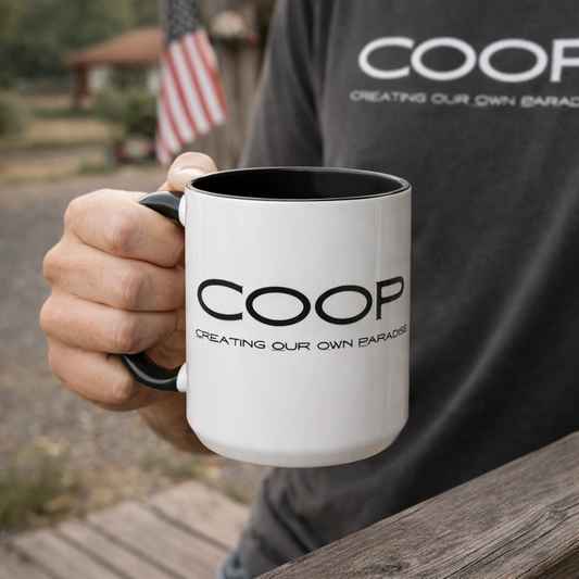 COOP Coffee Mug — Black-Trim 15oz