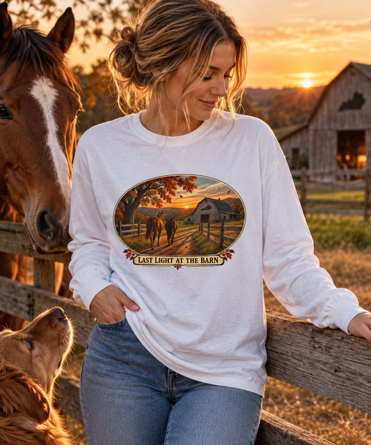 Last Light at the Barn lifestyle image